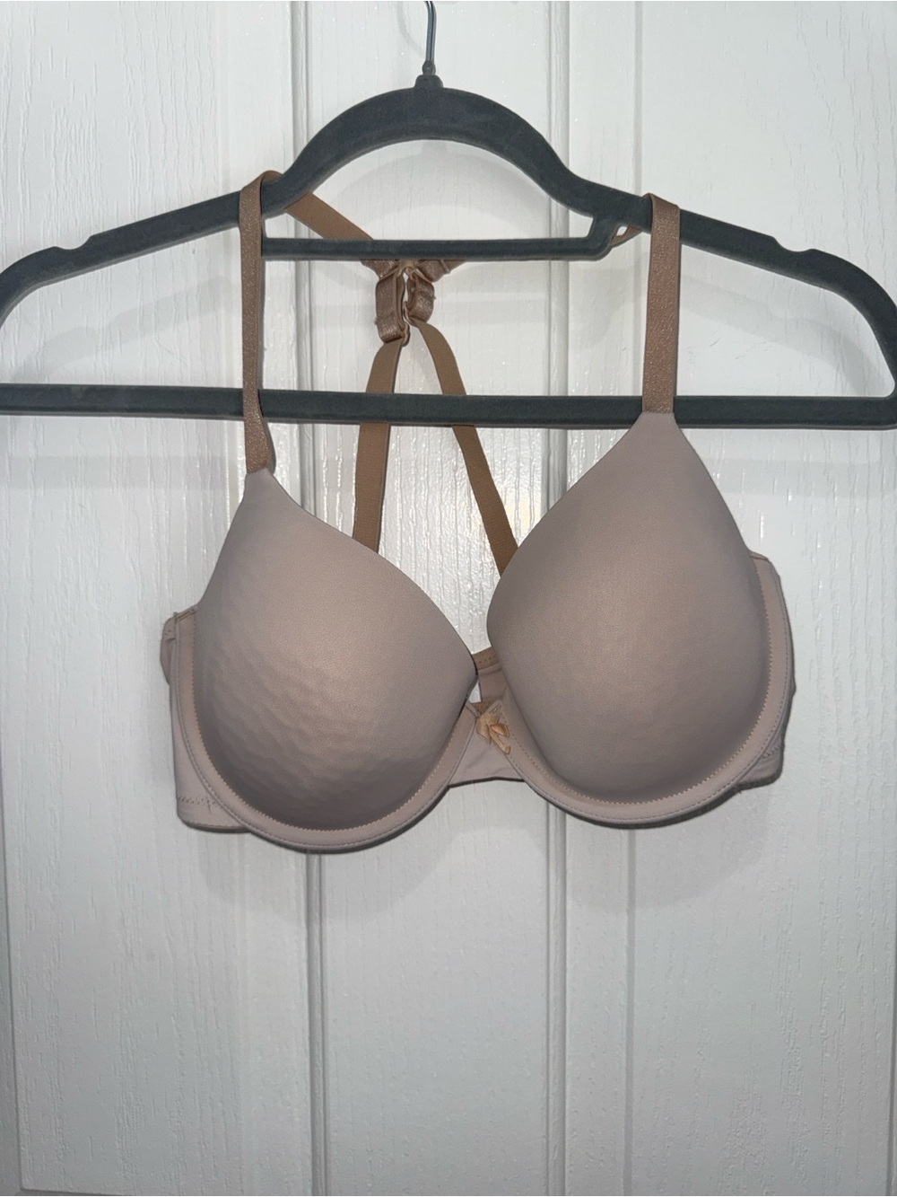 Auden Three-Pack of Women's Smooth T-Shirt Bras β Black, Blue, Nude - 34D - Picture 3 of 14